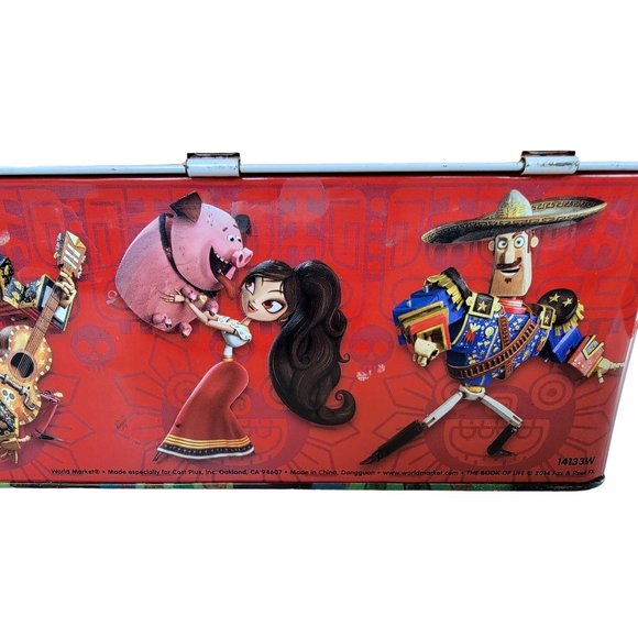 Rare Book Of Life Metal Lunch Box Dia De Los Muertos Day Of The Dead - Picture 8 of 10